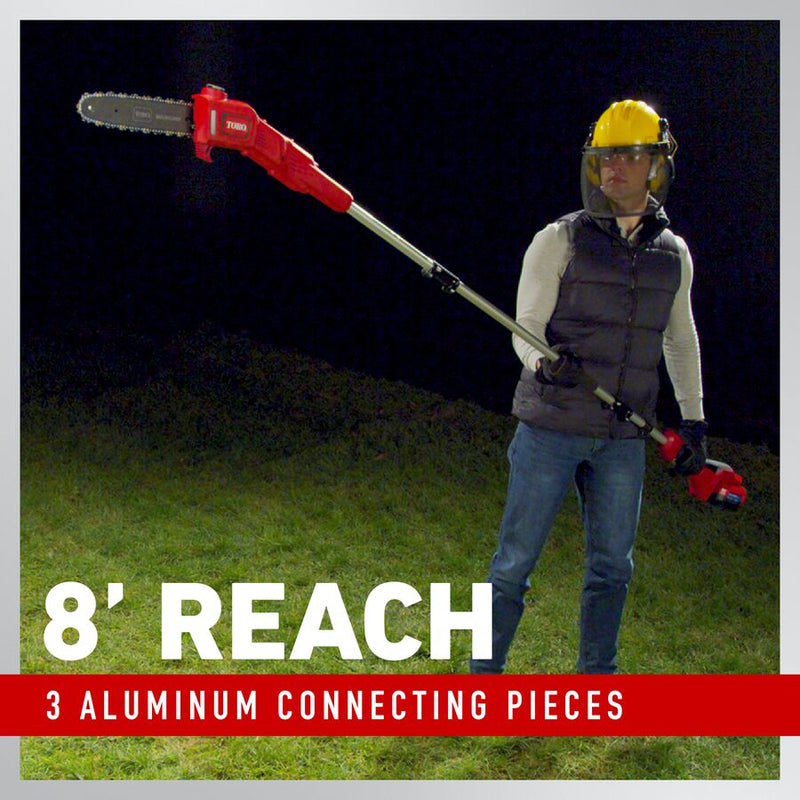 Toro	51870 60V MAX* 10 in. (25.4 cm) Brushless Pole Saw with 2.0Ah battery