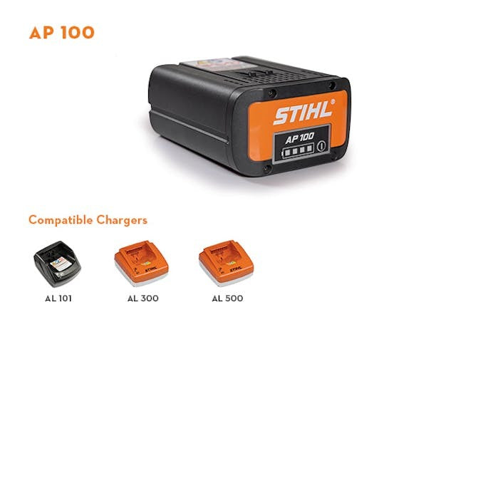 STIHL® AP 100 – AP System Battery | 36V Lithium‑Ion Power
