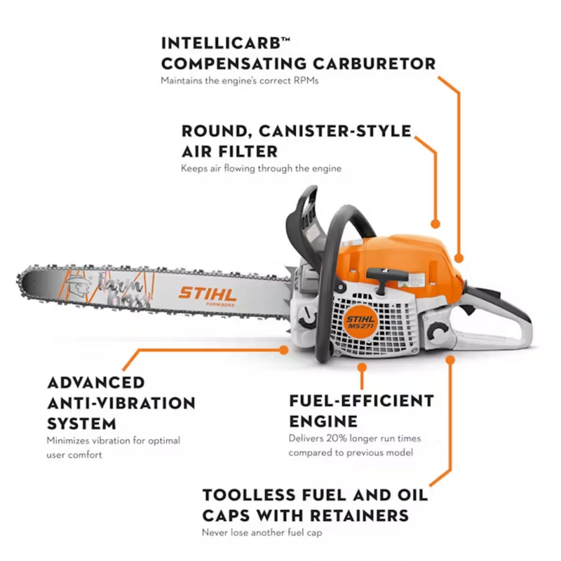 Stihl MS 271-Z Chainsaw,45CM/18