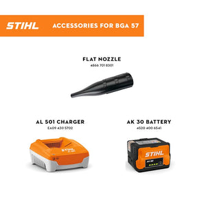 Stihl BGA 57 Battery Handheld Blower Set w/AK 20 batter and Charger
