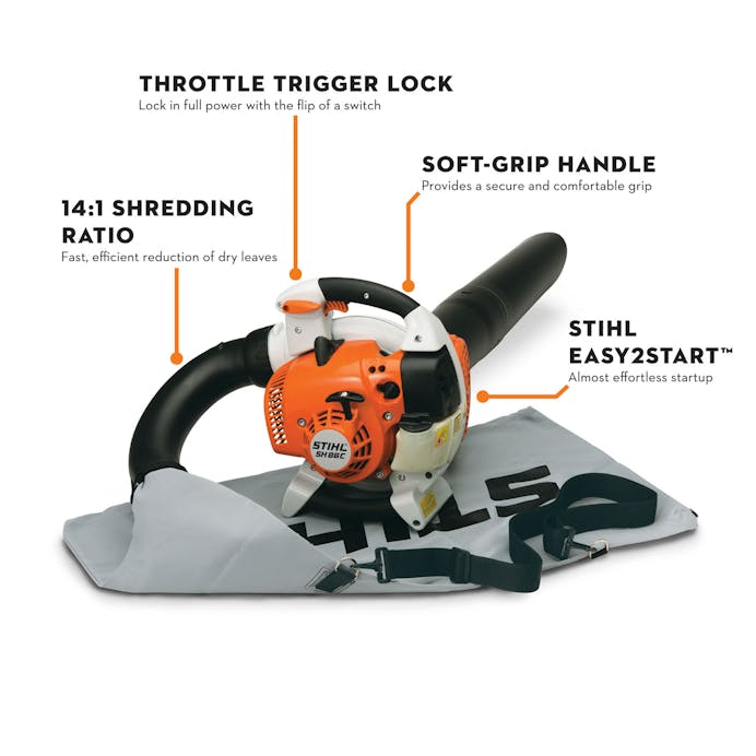 STIHL® SH 86 C‑E – Gas Shredder Vac Blower | 27.2cc STIHL® Engine