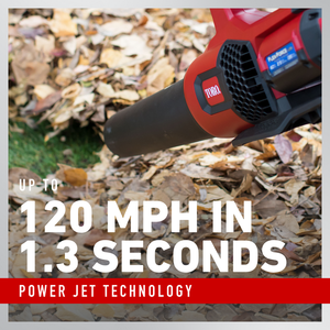 Toro 60V MAX* 120 mph Brushless Leaf Blower with 2.5Ah Battery