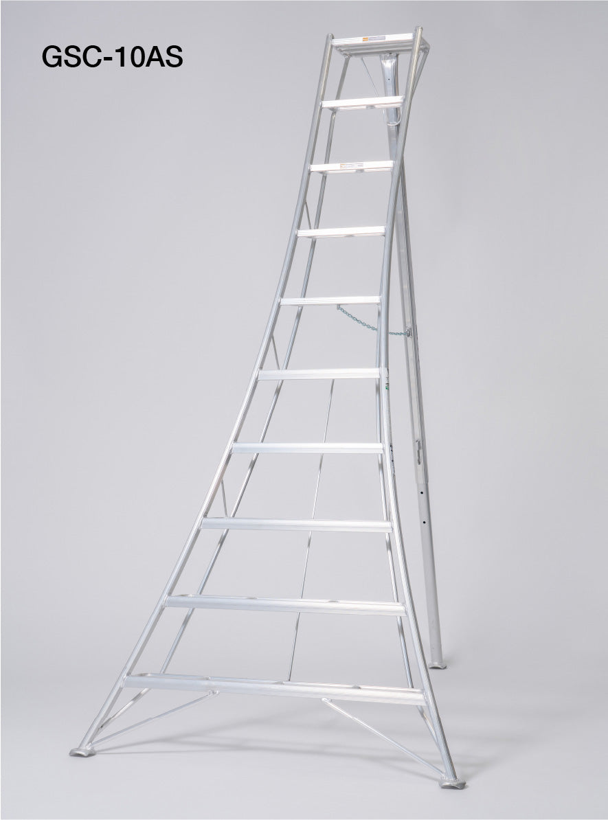 Hasegawa - 10 ft. Tripod Ladder - GSC-10AS