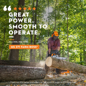 STIHL® MS 271 FARM BOSS® Chainsaw with 20 inch Bar and Chain