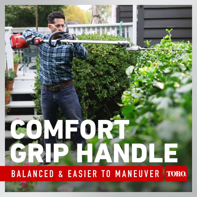Toro 60V MAX* 16 in. (40.64 cm) Hedge Trimmer Attachment - Tool Only (88713)