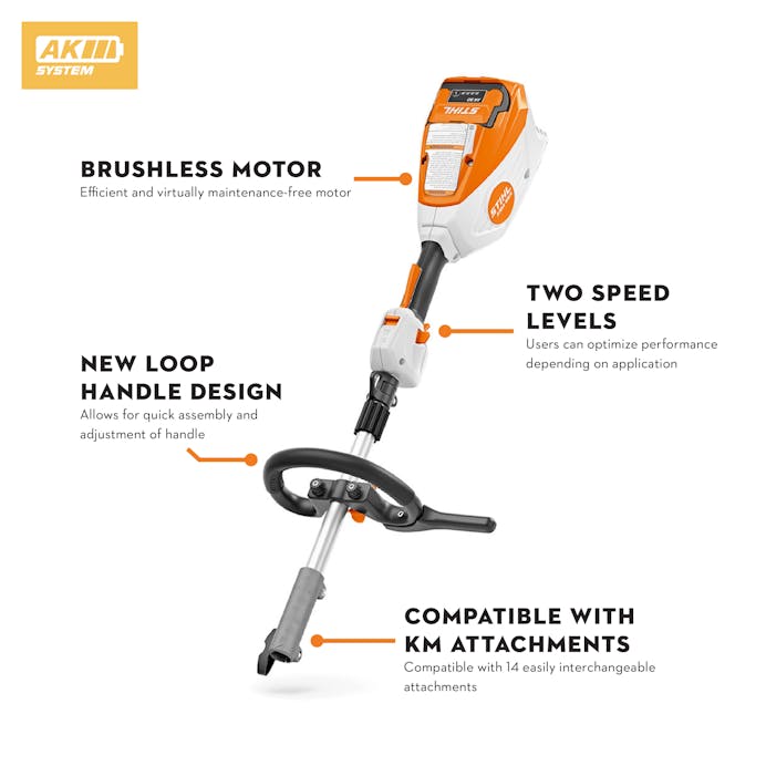 STIHL® – KMA 80 R KombiSystem® | 36V Battery‑Powered KombiMotor | Battery and Charger Included