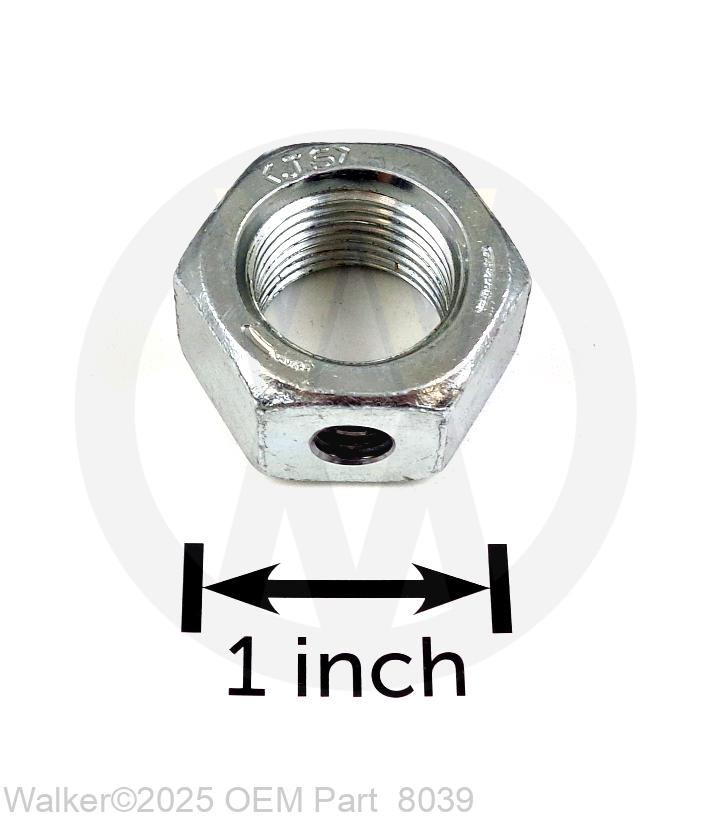 Walker - Nut, Tail Wheel Axle - 8039