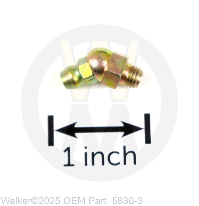 Walker - Grease Fitting (45 Deg.) - 5830-3