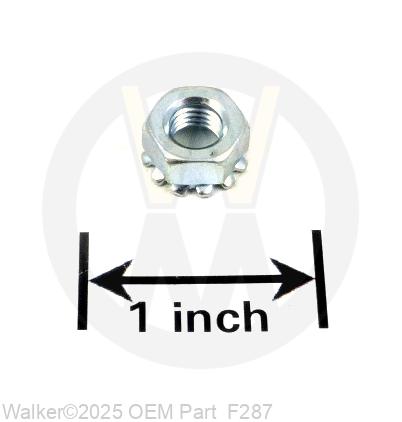 Walker - 1/4-28 Keps Nut - F287