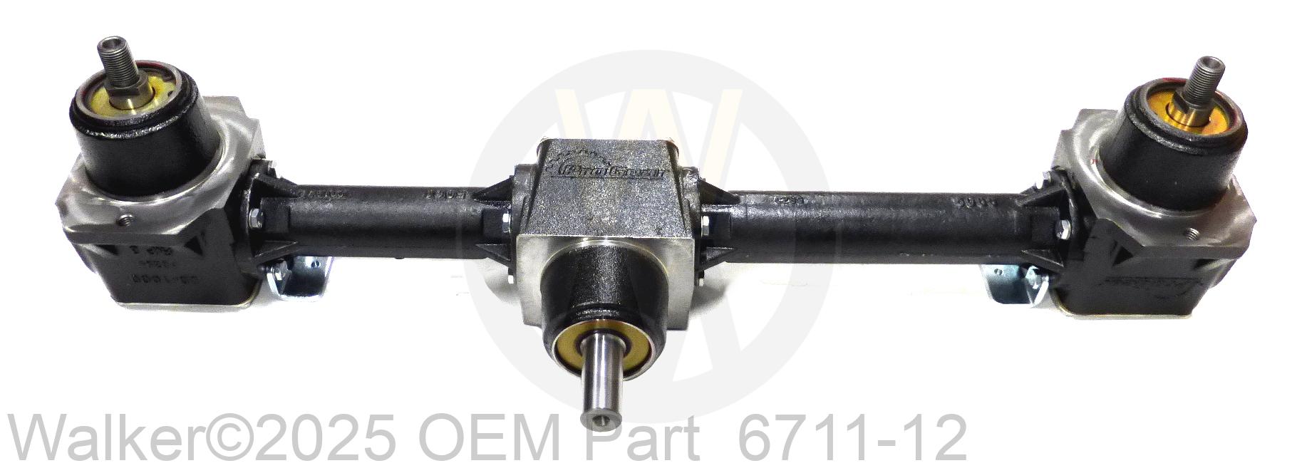 Walker - DM/DS48 Gearbox&Tube Assembly HD (Pro-Gear) - 6711-12