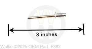 Walker - A/A62D Alum. Pop Rivet (3/16Dx13/32L) - F362