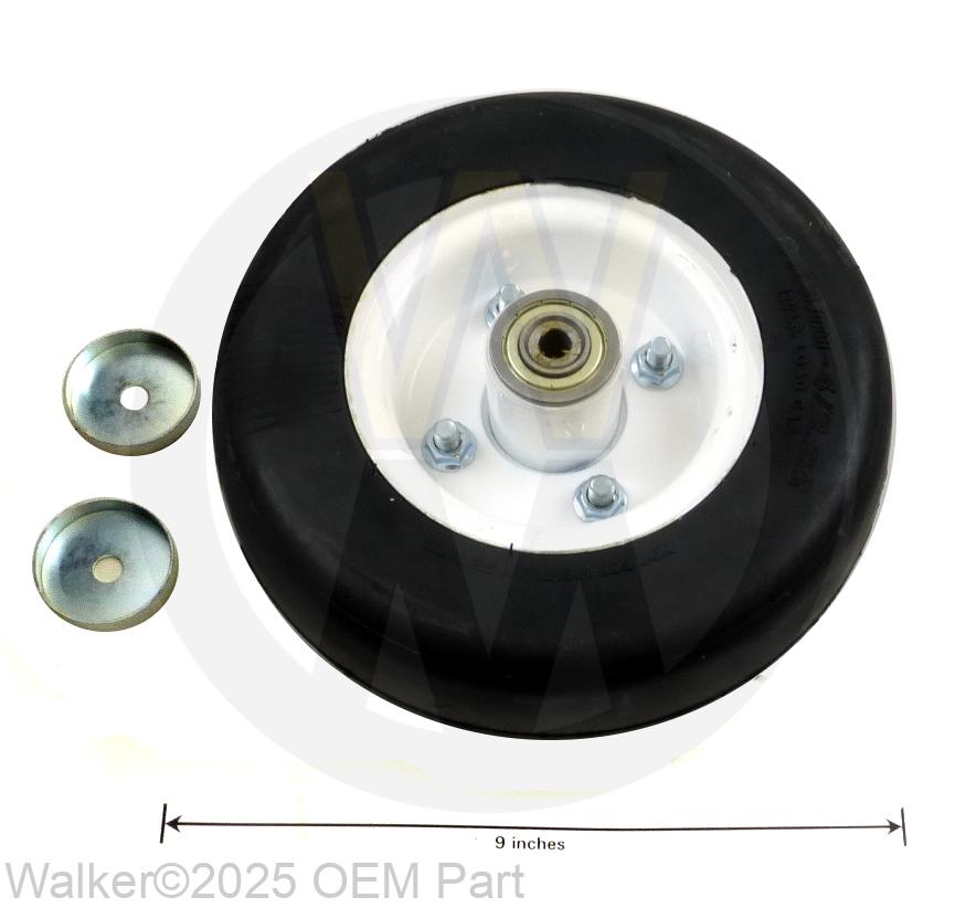 Walker - Caster Wheel Tire/No Flat 8x 3.00-4 W/Cups (Greasable) - 5715-23