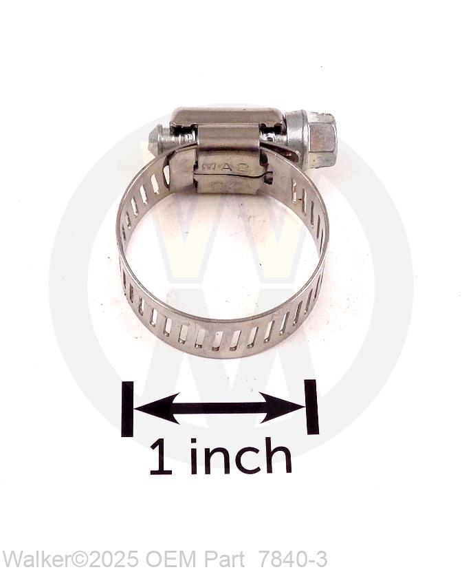 Walker - Hose Clamp (9/16 to 1-1/16) - 7840-3