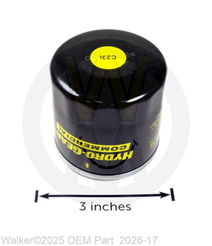 Walker - Oil Filter, Hydro Gear - 2026-17