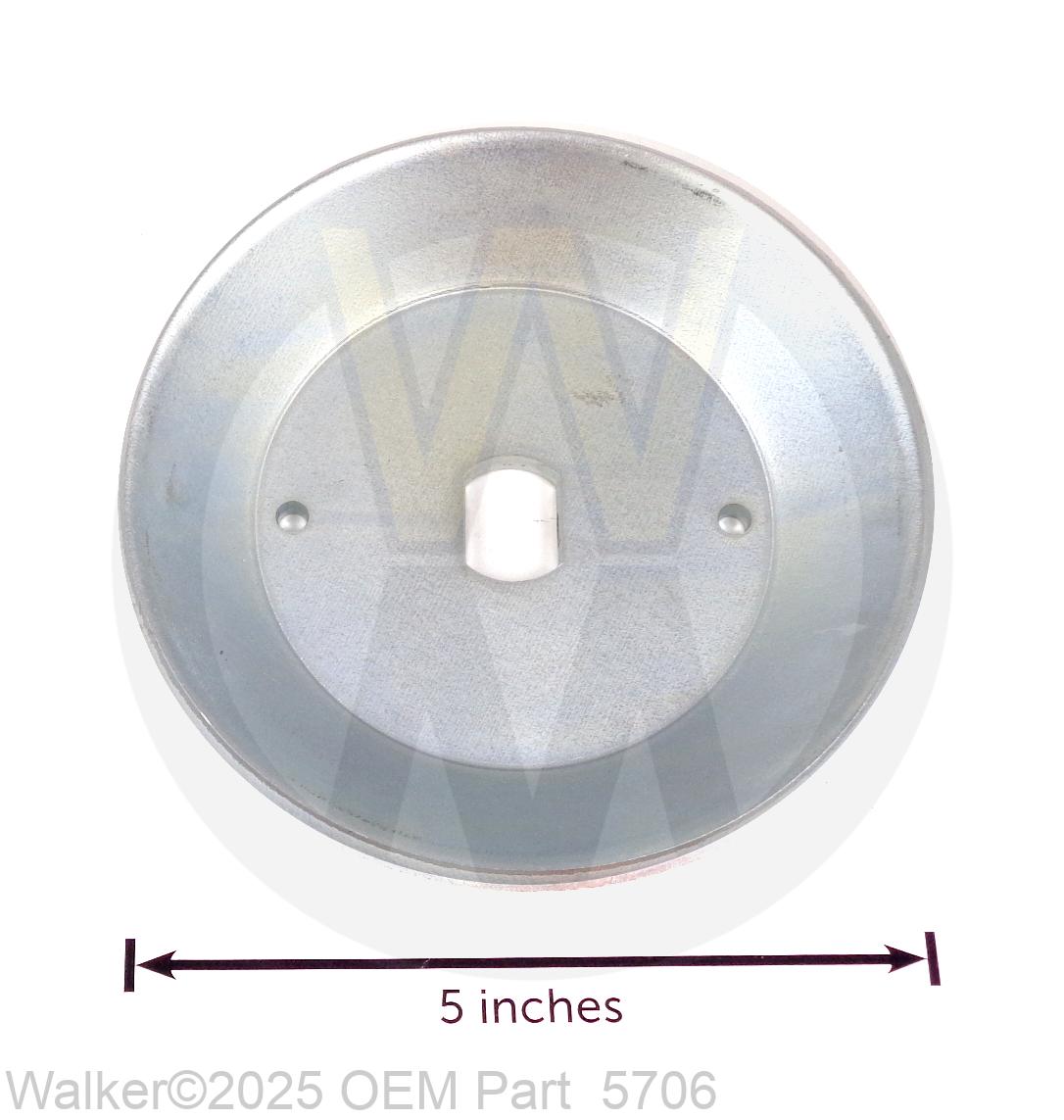 Walker - Blade Hub & Trash Guard - 5706