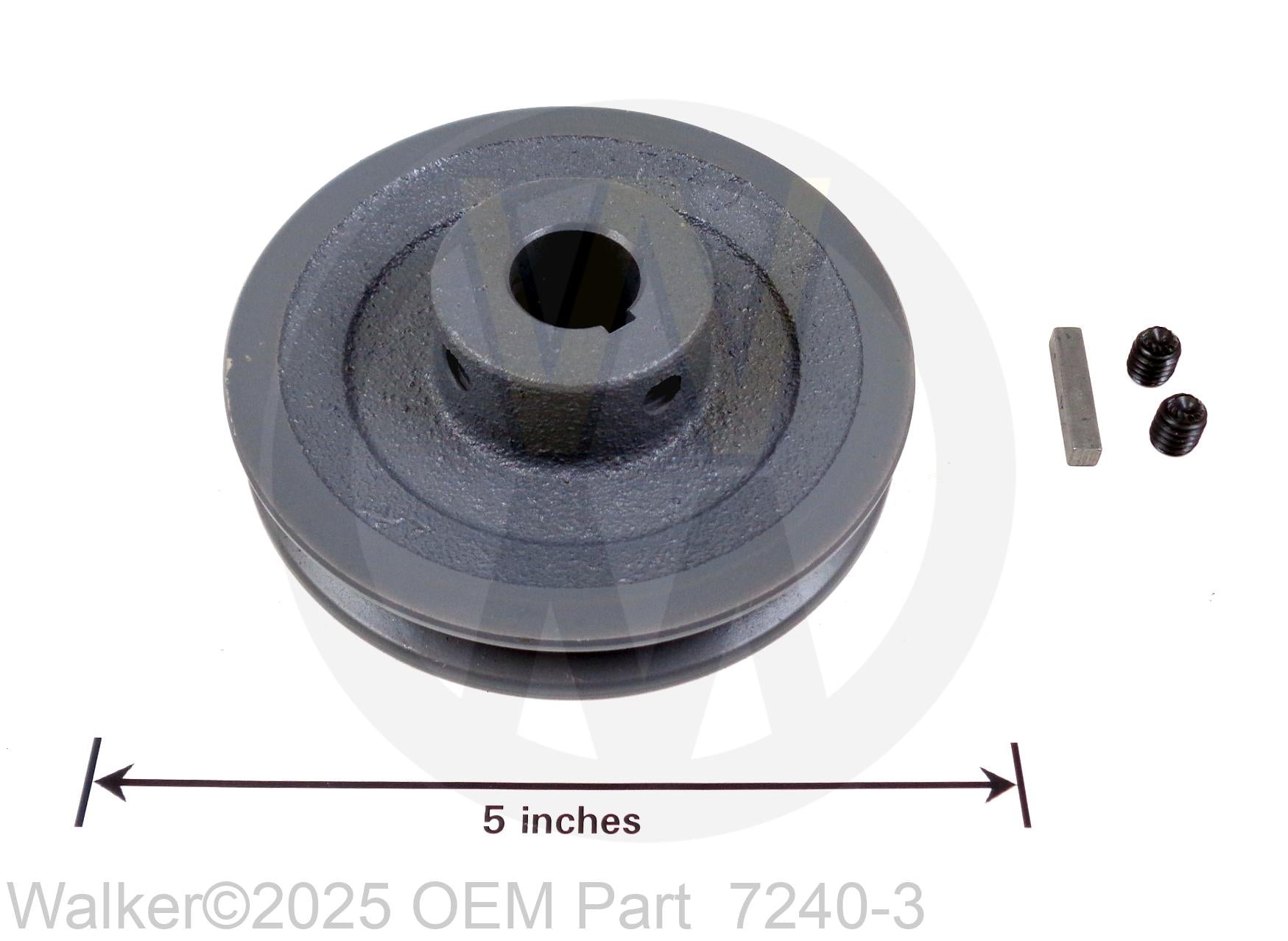 Walker - Jackshaft Drive Pulley (4.15/3V) - 7240-3