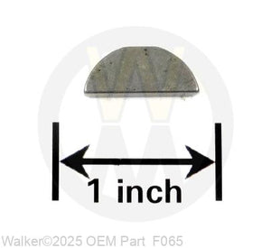 Walker - 3/16x3/4 Woodruff Key (#606) - F065