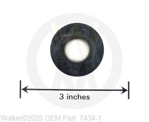 Walker - Washer 1-3/8x5/8-1/2 Thick (Rubber) - 7434-1