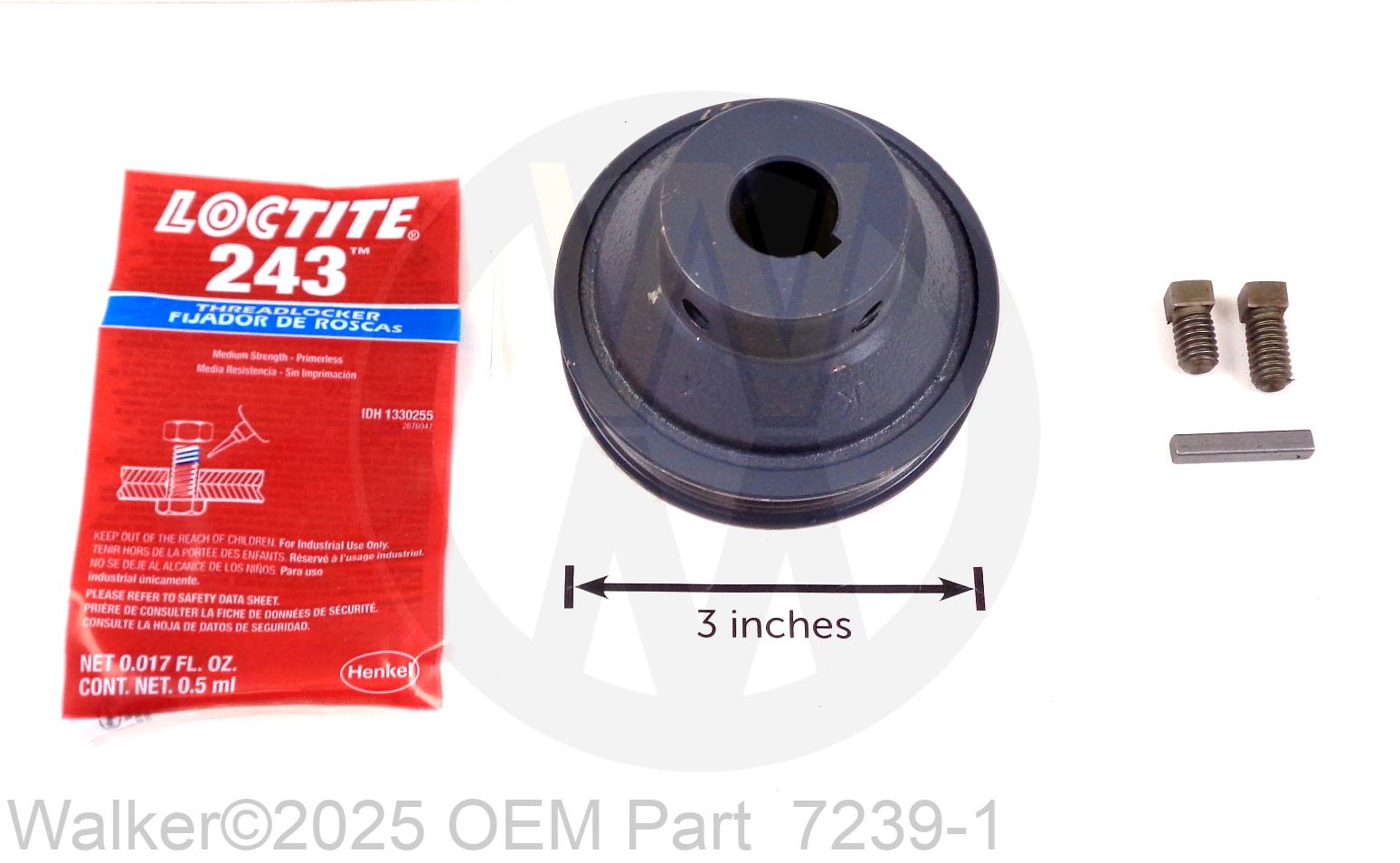 Walker - Blower Pulley (Micro-V) - 7239-1