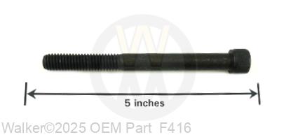 Walker - 3/8-16x4 Soc Hd Cap Screw - F416