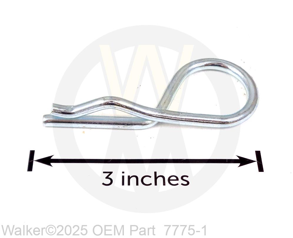 Walker - Hitch Pin/LH Silver (#6) - 7775-1