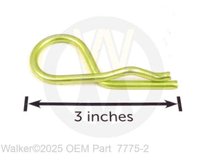 Walker - Hitch Pin/RH Gold (#6) - 7775-2