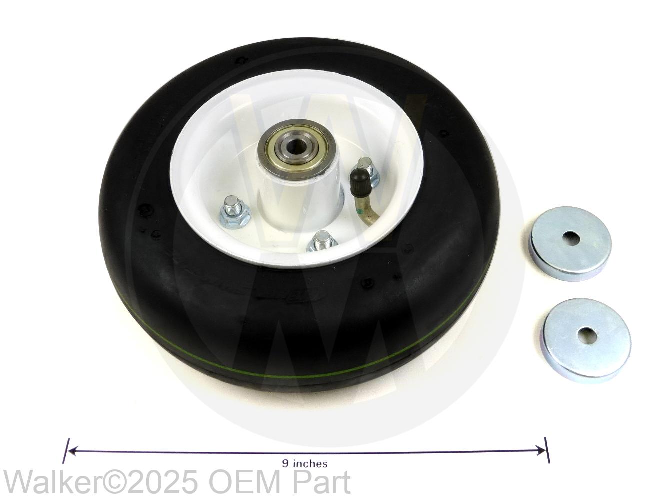 Walker - Caster Wheel/Pnue 8x3.00-4 With Axle Spacer Tube - 5715-24