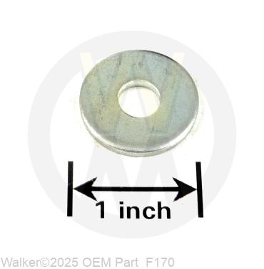 Walker - 5/16x1x7/64 Flat Washer (Zinc Plate) - F170