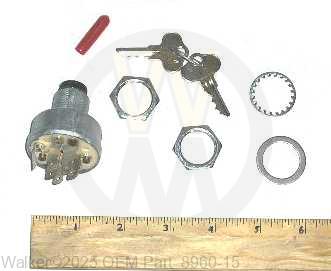 Walker - Ignition Switch W/Keys - 8960-15