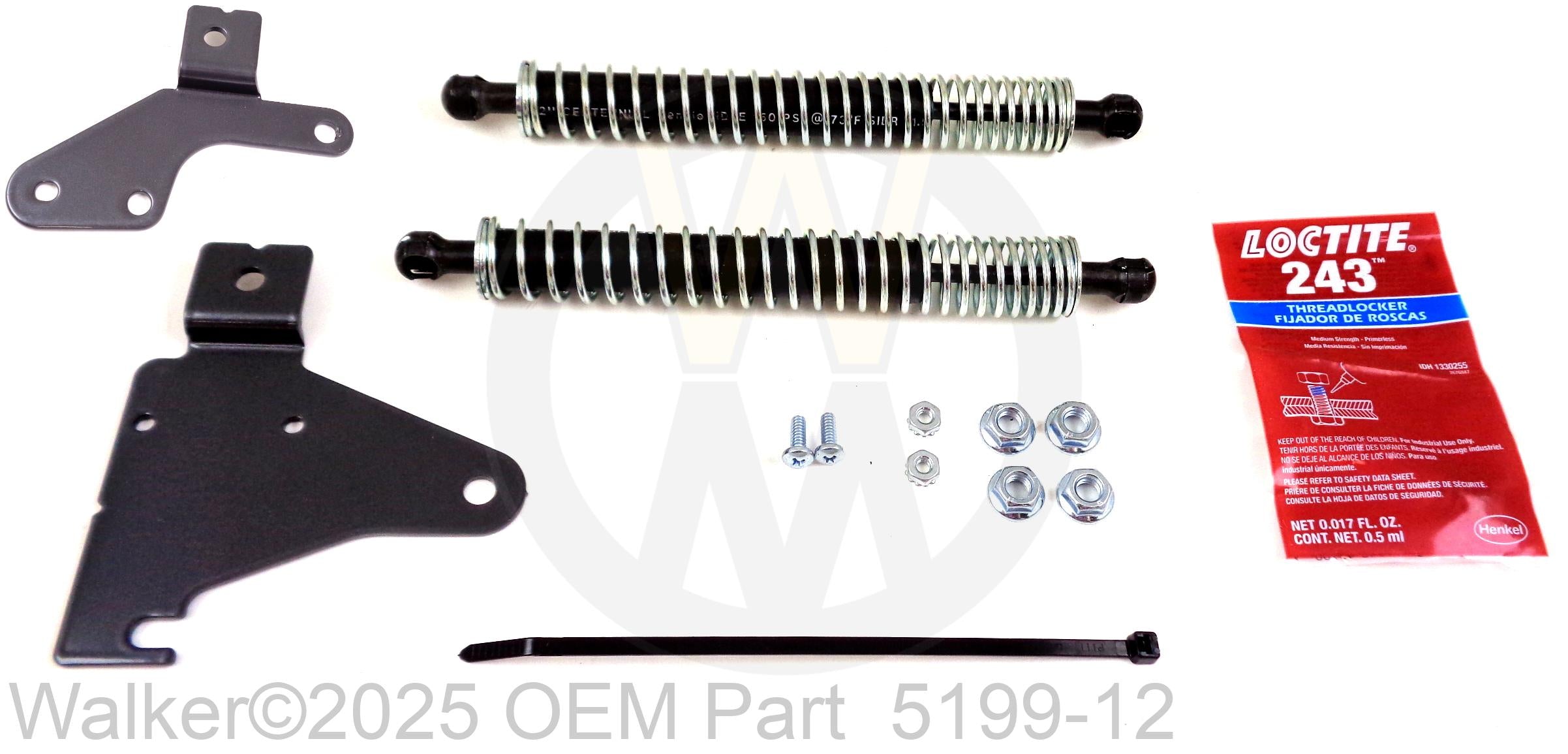 Walker - Steering Lever Dampener Kit/ MT&MC - 5199-12