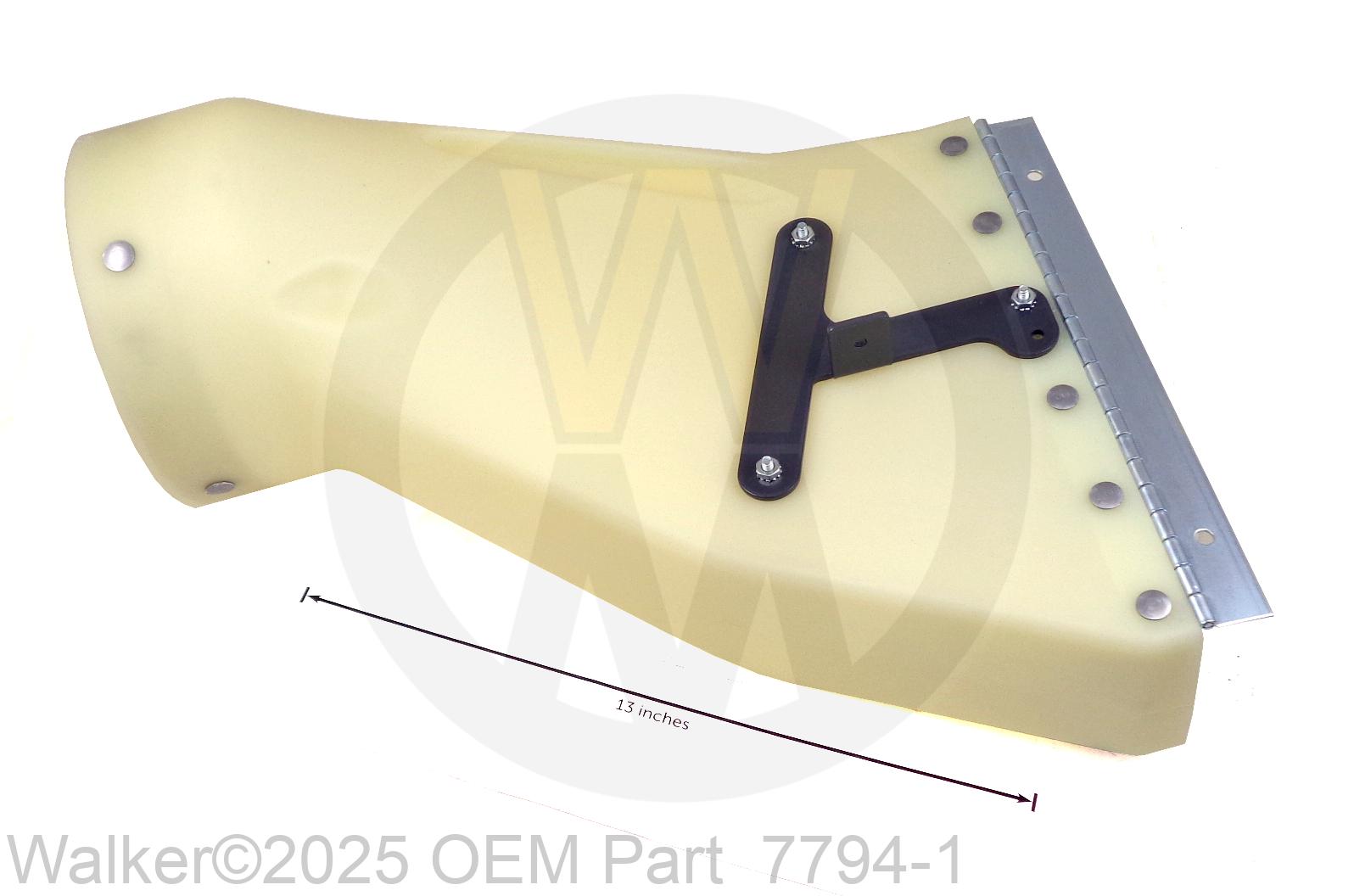 Walker - DC48 Discharge Chute Assy W/Spring Mount - 7794-1