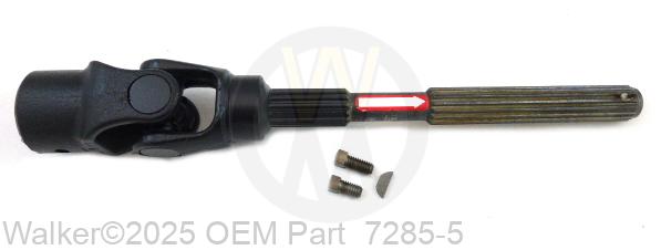 Walker - U-Joint Shaft/Splined Keyed - 7285-5