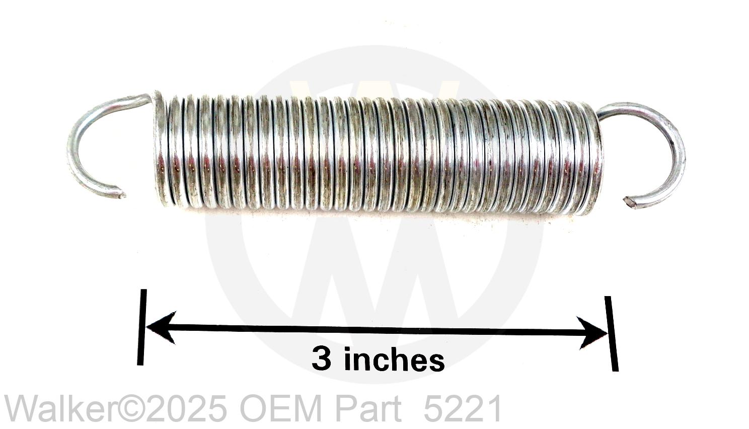 Walker - Extension Spring (3/4x4) - 5221