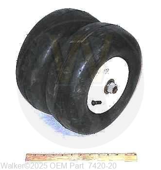 Walker - Dual Tail Whl & Tire Assy - 7420-20
