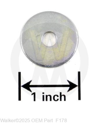Walker - 1/4x1 Fender Washer - F178