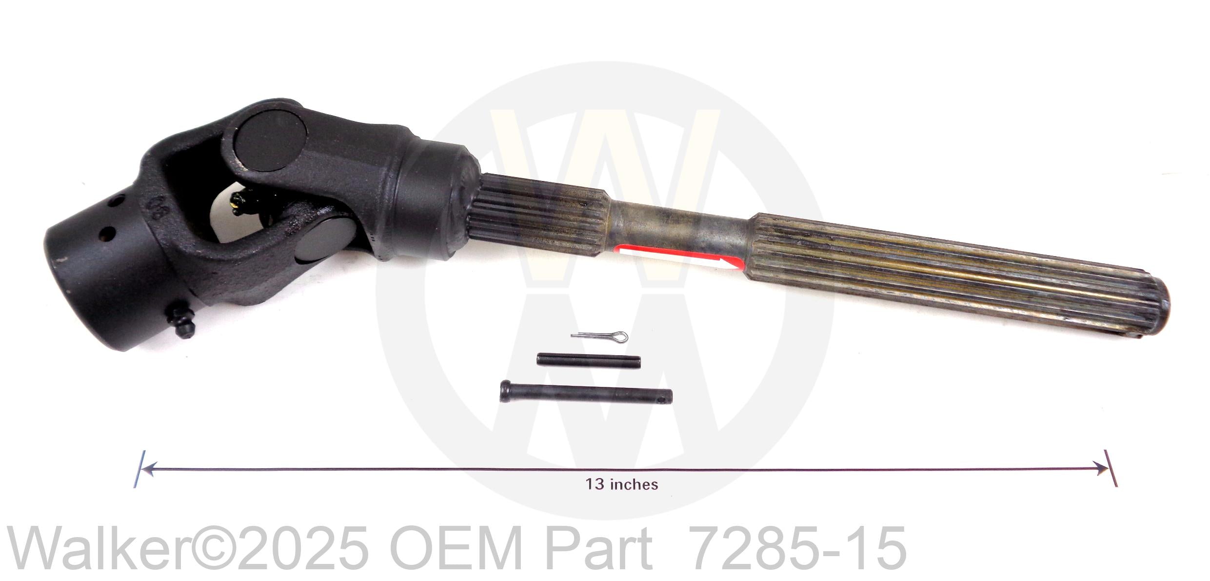Walker - U-Jnt Shaft/90deg/Spline - 7285-15
