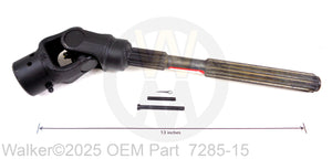 Walker - U-Jnt Shaft/90deg/Spline - 7285-15