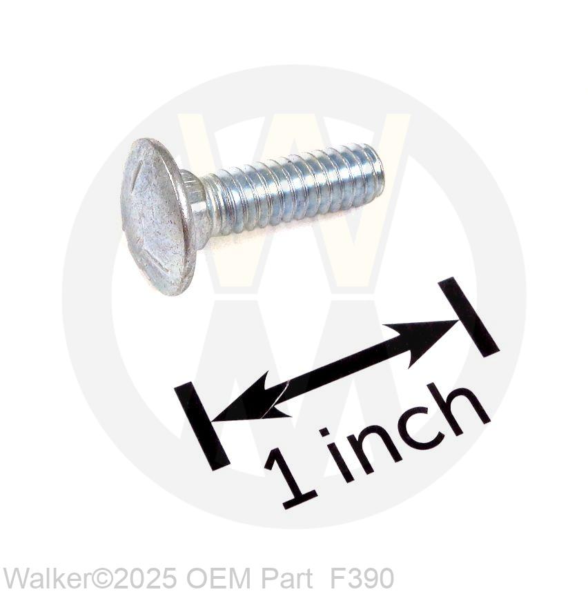 Walker - 1/4-20x7/8 Carriage Bolt - F390